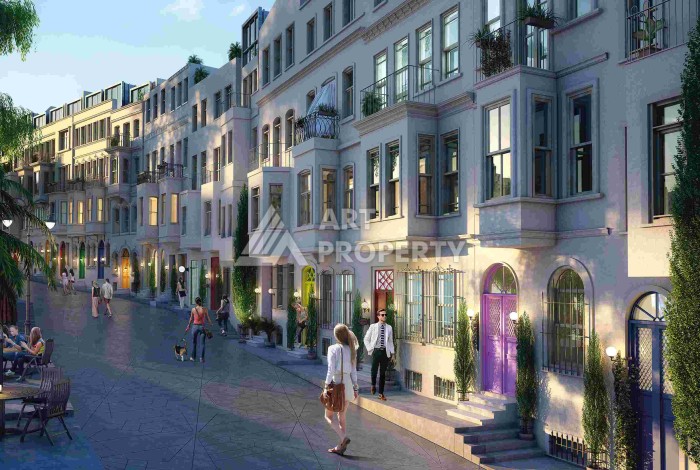 Масштабный проект в центре Стамбула в окружении вековой истории, квартиры 60-240 кв.м. - Ракурс 1