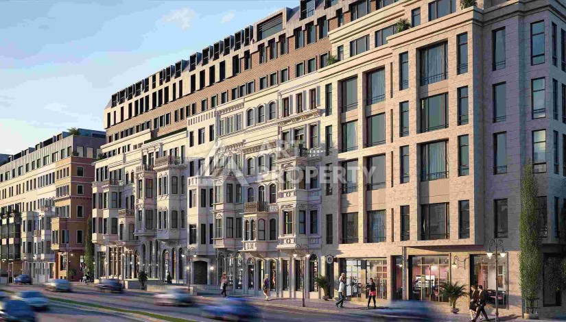 Масштабный проект в центре Стамбула в окружении вековой истории, квартиры 60-240 кв.м. - Ракурс 12