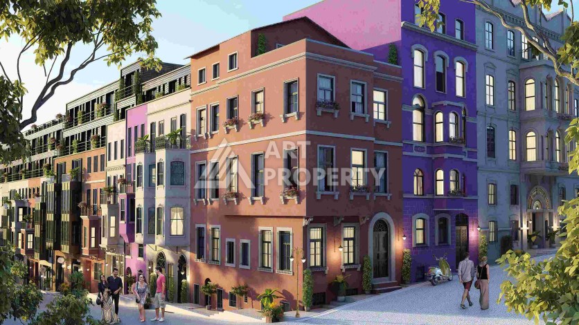 Масштабный проект в центре Стамбула в окружении вековой истории, квартиры 60-240 кв.м. - Ракурс 9