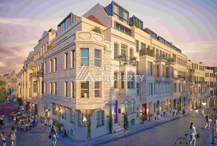 Масштабный проект в центре Стамбула в окружении вековой истории, квартиры 60-240 кв.м. - Ракурс 0