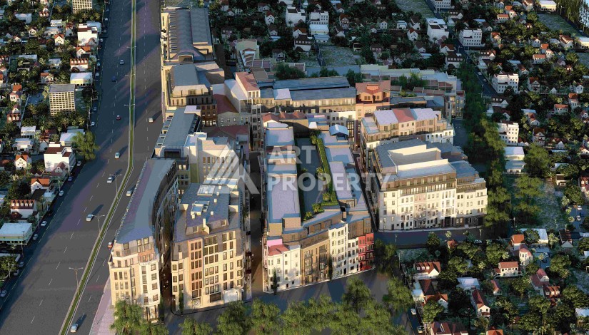 Масштабный проект в центре Стамбула в окружении вековой истории, квартиры 60-240 кв.м. - Ракурс 24