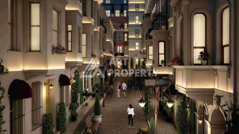 Масштабный проект в центре Стамбула в окружении вековой истории, квартиры 60-240 кв.м. - Ракурс 26