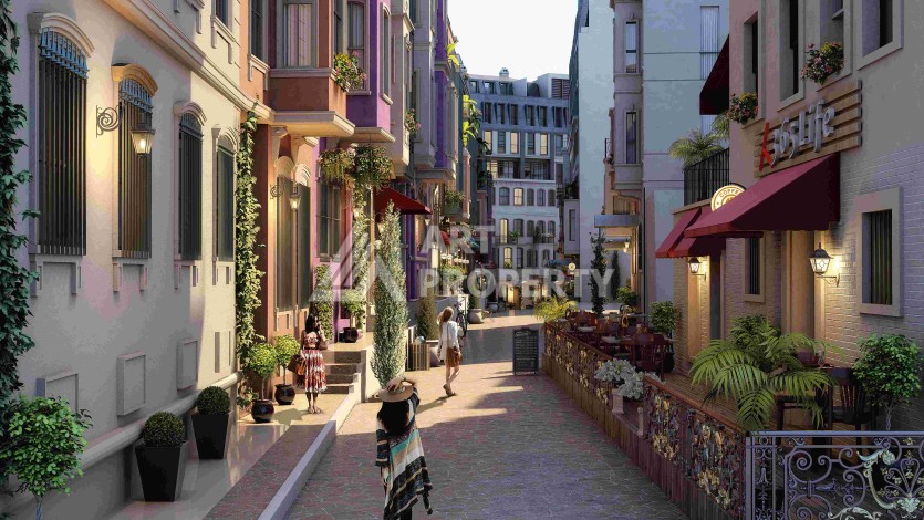 Масштабный проект в центре Стамбула в окружении вековой истории, квартиры 60-240 кв.м. - Ракурс 33