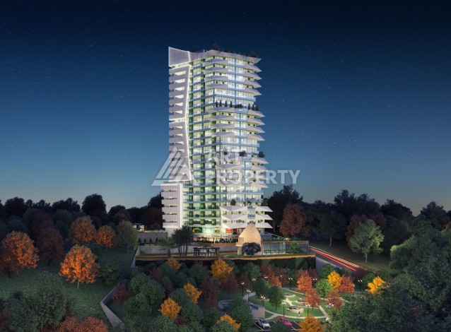 Финансовый центр для выгодных инвестиций. Офисы от 83 до 153 кв.м. Аташехир, Стамбул - Ракурс 5