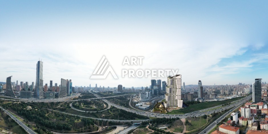 Финансовый центр для выгодных инвестиций. Офисы от 83 до 153 кв.м. Аташехир, Стамбул - Ракурс 6