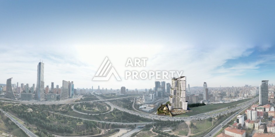 Финансовый центр для выгодных инвестиций. Офисы от 83 до 153 кв.м. Аташехир, Стамбул - Ракурс 8