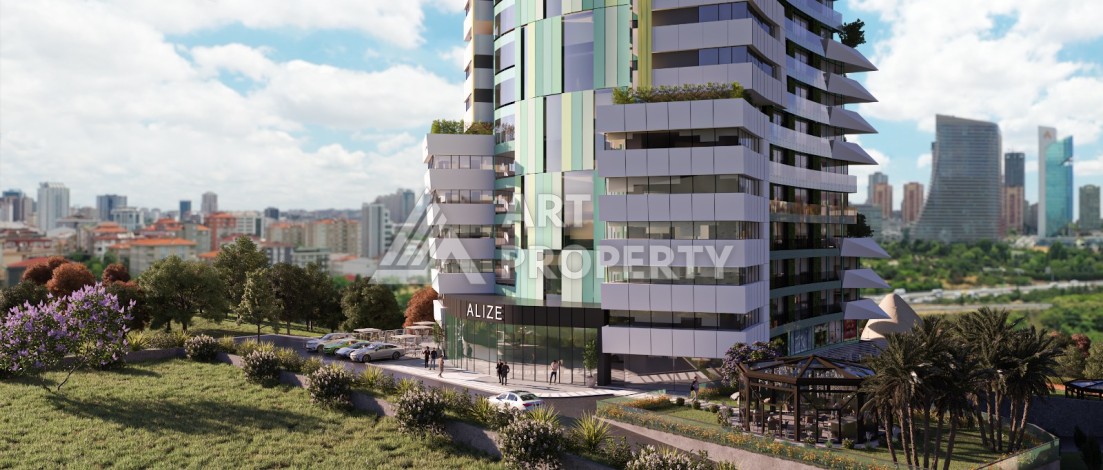 Финансовый центр для выгодных инвестиций. Офисы от 83 до 153 кв.м. Аташехир, Стамбул - Ракурс 10