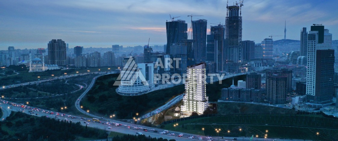 Финансовый центр для выгодных инвестиций. Офисы от 83 до 153 кв.м. Аташехир, Стамбул - Ракурс 13