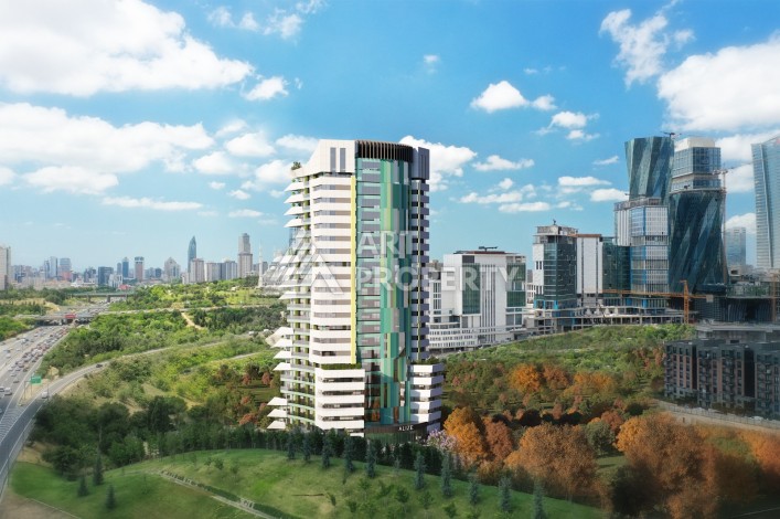 Финансовый центр для выгодных инвестиций. Офисы от 83 до 153 кв.м. Аташехир, Стамбул - Ракурс 15