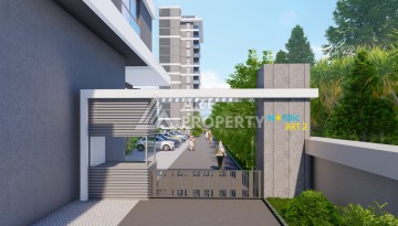 Старт продаж квартир от 57,5 до 187 кв.м. в проекте NORDIC ART 2 на первой береговой линии в Махмутларе. - Ракурс 4