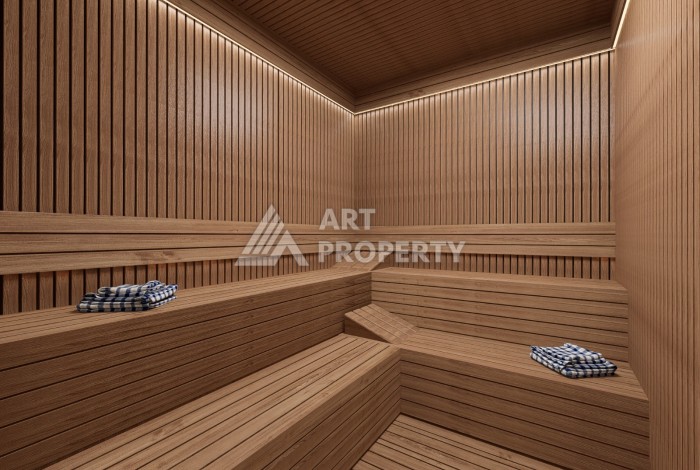 Старт продаж квартир от 57,5 до 187 кв.м. в проекте NORDIC ART 2 на первой береговой линии в Махмутларе. - Ракурс 46