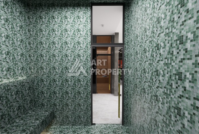 Старт продаж квартир от 57,5 до 187 кв.м. в проекте NORDIC ART 2 на первой береговой линии в Махмутларе. - Ракурс 48
