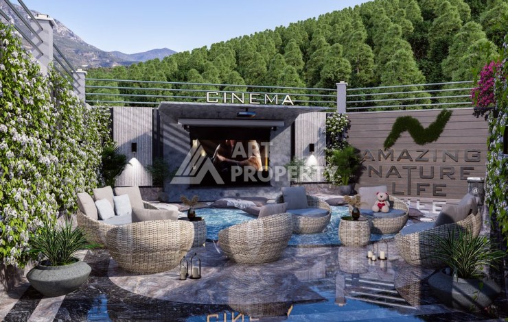 Инвестиционный проект с квартирами и виллами от 53 до 185 кв.м. в Каргыджаке. - Ракурс 10