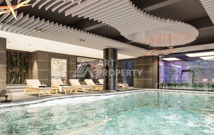 Инвестиционный проект с квартирами и виллами от 53 до 185 кв.м. в Каргыджаке. - Ракурс 25