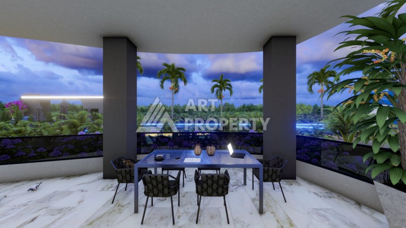 Проект с выгодными ценами на квартиры 1+1 и 2+1 в районе Томюк. - Ракурс 9