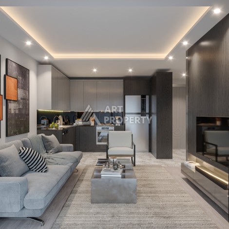 Проект с выгодными ценами на квартиры 1+1 и 2+1 в районе Томюк. - Ракурс 14