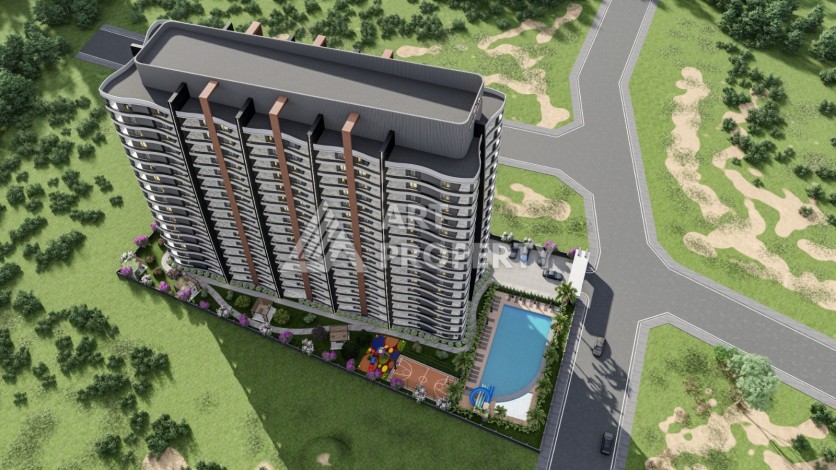 Проект с выгодными ценами на квартиры 1+1 и 2+1 в районе Томюк. - Ракурс 25