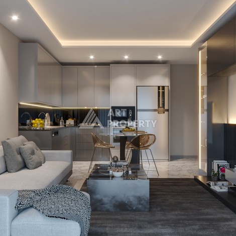 Проект с выгодными ценами на квартиры 1+1 и 2+1 в районе Томюк. - Ракурс 26