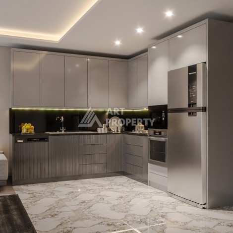 Проект с выгодными ценами на квартиры 1+1 и 2+1 в районе Томюк. - Ракурс 28