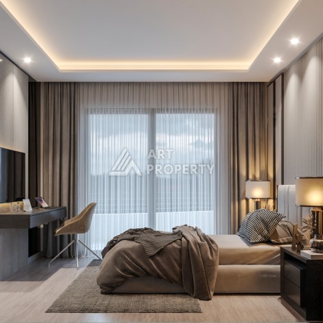 Проект с выгодными ценами на квартиры 1+1 и 2+1 в районе Томюк. - Ракурс 37