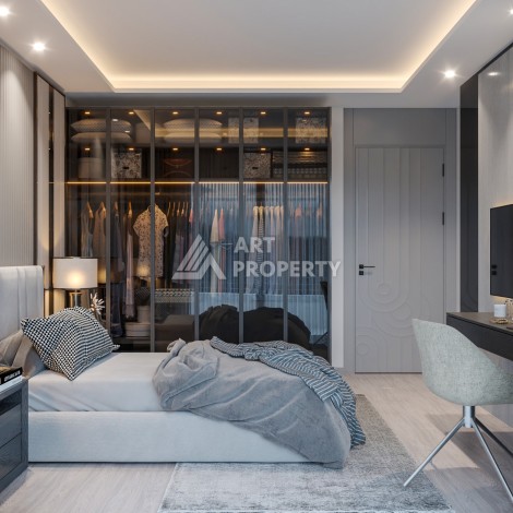 Проект с выгодными ценами на квартиры 1+1 и 2+1 в районе Томюк. - Ракурс 38