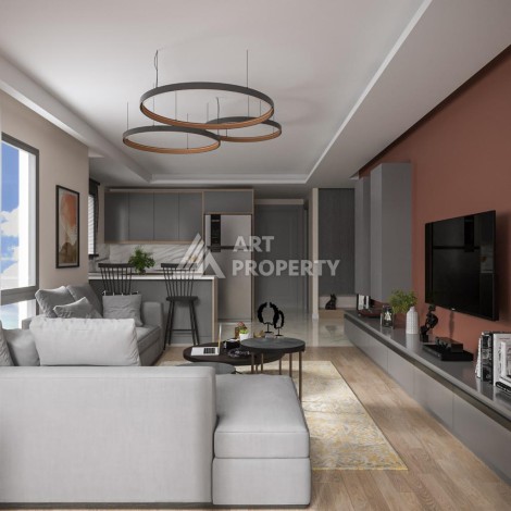 Просторные квартиры 1+1 и 2+1 в новой резиденции. Арпачбахшиш, Мерсин - Ракурс 23