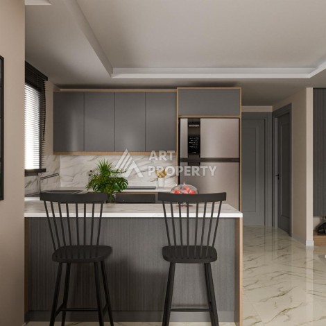 Просторные квартиры 1+1 и 2+1 в новой резиденции. Арпачбахшиш, Мерсин - Ракурс 26