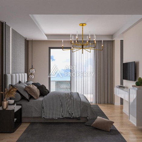 Просторные квартиры 1+1 и 2+1 в новой резиденции. Арпачбахшиш, Мерсин - Ракурс 27