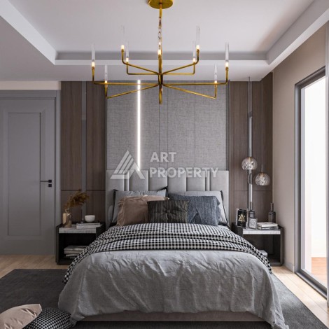 Просторные квартиры 1+1 и 2+1 в новой резиденции. Арпачбахшиш, Мерсин - Ракурс 28