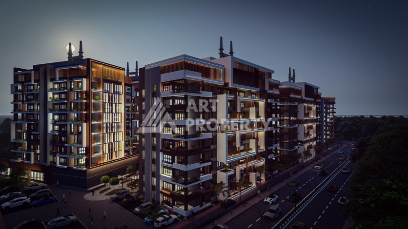 Последние квартиры от 75 до 106,5 кв.м в престижном ЖК. Томюк, Мерсин. - Ракурс 3