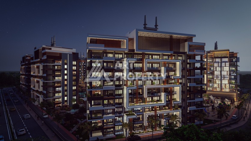 Последние квартиры от 75 до 106,5 кв.м в престижном ЖК. Томюк, Мерсин. - Ракурс 4