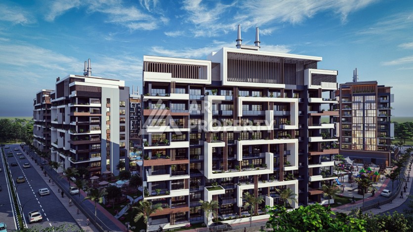 Последние квартиры от 75 до 106,5 кв.м в престижном ЖК. Томюк, Мерсин. - Ракурс 11