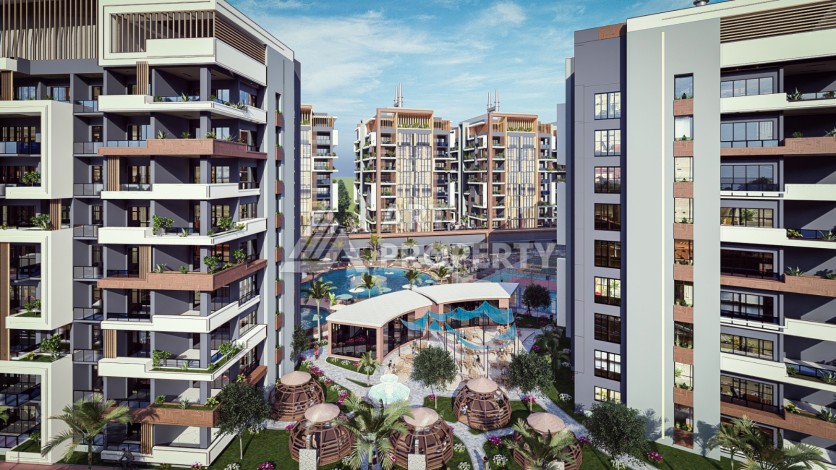 Последние квартиры от 75 до 106,5 кв.м в престижном ЖК. Томюк, Мерсин. - Ракурс 13