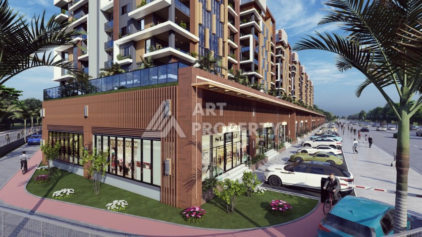 Последние квартиры от 75 до 106,5 кв.м в престижном ЖК. Томюк, Мерсин. - Ракурс 16