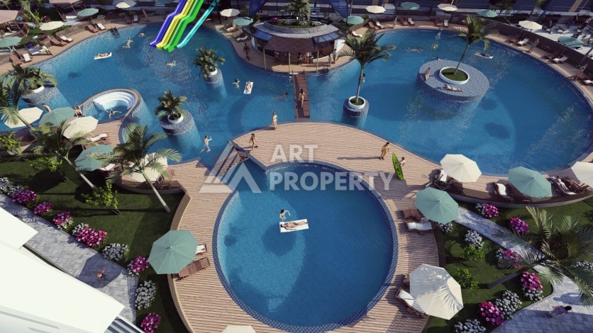 Последние квартиры от 75 до 106,5 кв.м в престижном ЖК. Томюк, Мерсин. - Ракурс 18