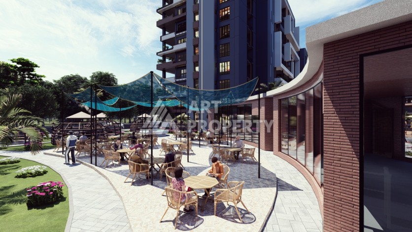 Последние квартиры от 75 до 106,5 кв.м в престижном ЖК. Томюк, Мерсин. - Ракурс 21