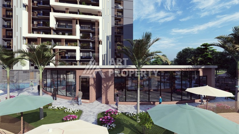 Последние квартиры от 75 до 106,5 кв.м в престижном ЖК. Томюк, Мерсин. - Ракурс 23