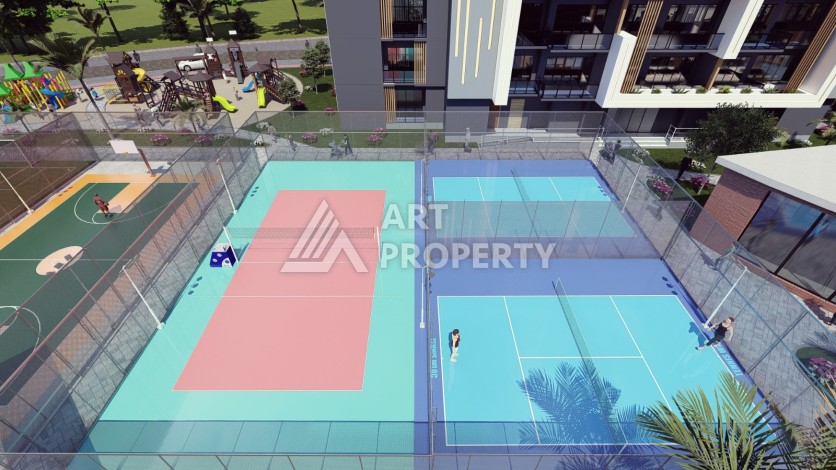 Последние квартиры от 75 до 106,5 кв.м в престижном ЖК. Томюк, Мерсин. - Ракурс 29