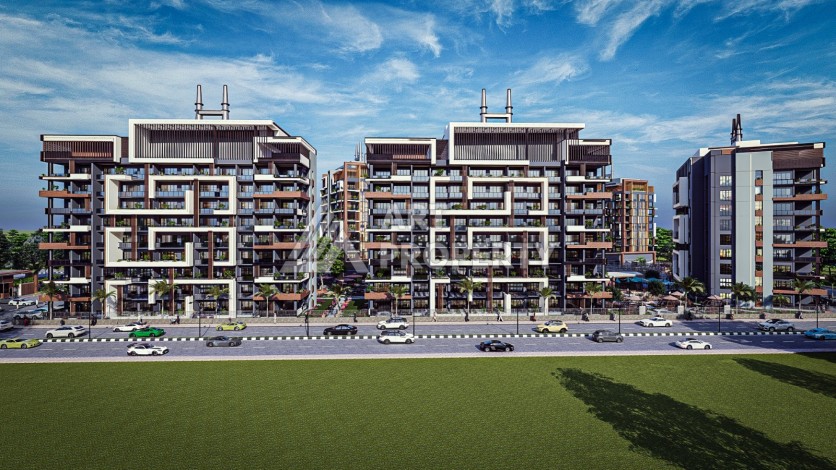 Последние квартиры от 75 до 106,5 кв.м в престижном ЖК. Томюк, Мерсин. - Ракурс 32