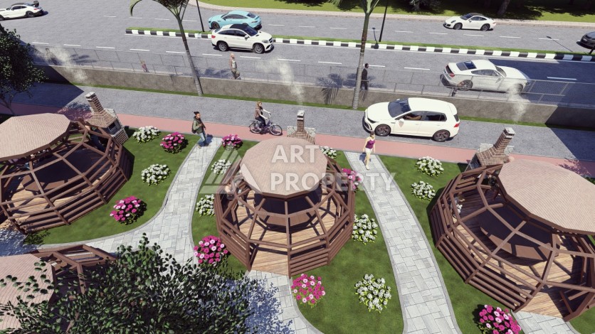 Последние квартиры от 75 до 106,5 кв.м в престижном ЖК. Томюк, Мерсин. - Ракурс 39