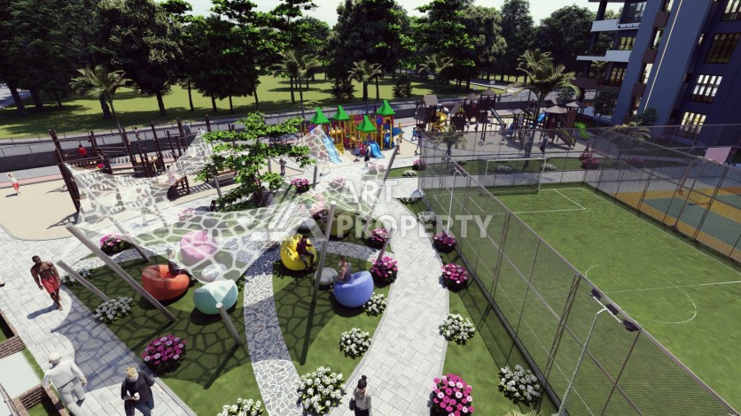 Последние квартиры от 75 до 106,5 кв.м в престижном ЖК. Томюк, Мерсин. - Ракурс 40