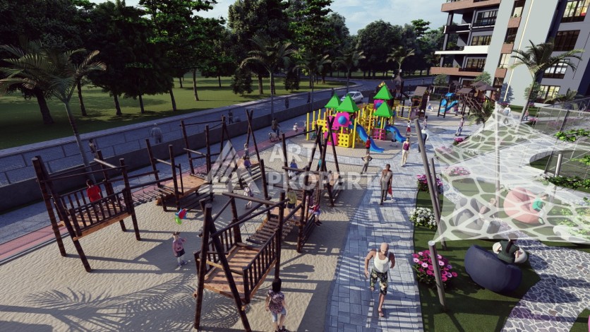 Последние квартиры от 75 до 106,5 кв.м в престижном ЖК. Томюк, Мерсин. - Ракурс 41