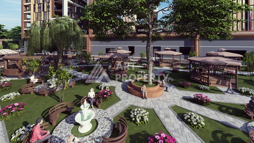 Последние квартиры от 75 до 106,5 кв.м в престижном ЖК. Томюк, Мерсин. - Ракурс 42