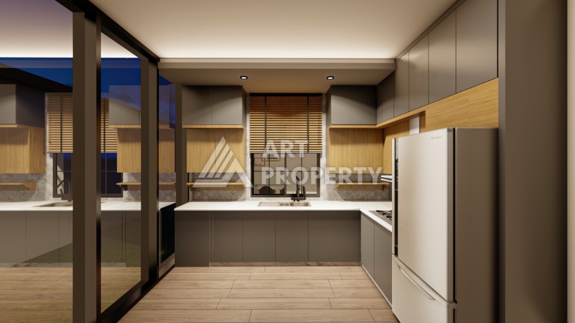 Последние квартиры от 75 до 106,5 кв.м в престижном ЖК. Томюк, Мерсин. - Ракурс 45