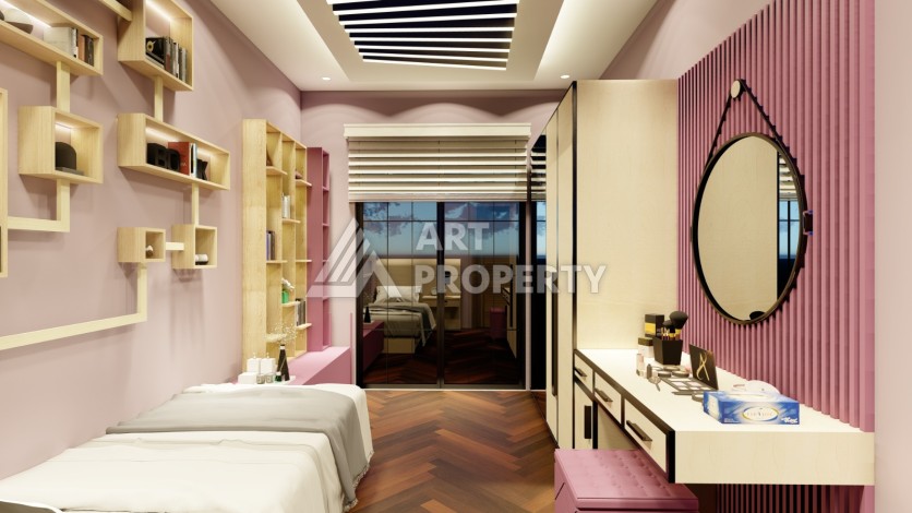 Последние квартиры от 75 до 106,5 кв.м в престижном ЖК. Томюк, Мерсин. - Ракурс 49