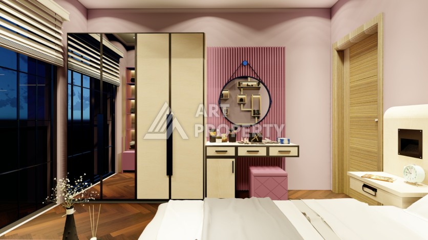 Последние квартиры от 75 до 106,5 кв.м в престижном ЖК. Томюк, Мерсин. - Ракурс 55