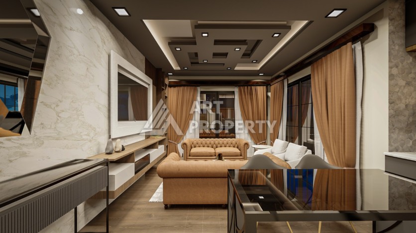 Последние квартиры от 75 до 106,5 кв.м в престижном ЖК. Томюк, Мерсин. - Ракурс 57