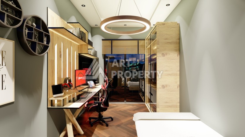 Последние квартиры от 75 до 106,5 кв.м в престижном ЖК. Томюк, Мерсин. - Ракурс 61