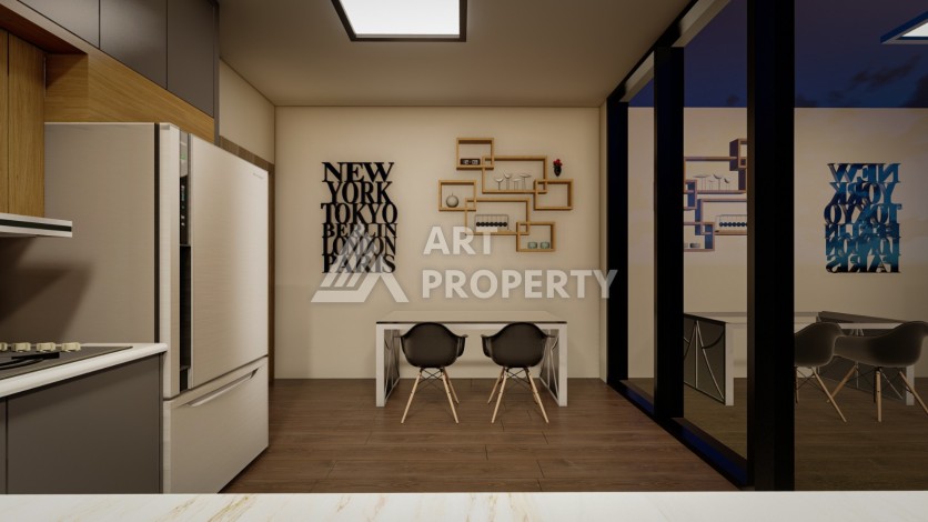 Последние квартиры от 75 до 106,5 кв.м в престижном ЖК. Томюк, Мерсин. - Ракурс 62