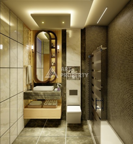 Последние квартиры от 75 до 106,5 кв.м в престижном ЖК. Томюк, Мерсин. - Ракурс 64